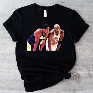 MJ And Kobe Lakers Legends Basketball Fan Classic Tribute Sports Graphic T-Shirt